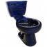 Mexican Talavera Toilet Set Azul Cobalto